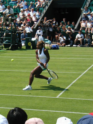 Serena at Wimbledon 01  First  tennis I ever seen